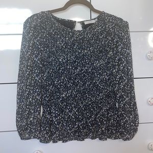 Chiffon peplum shirt, size M, brand: Lush